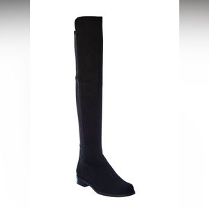 BLACK STUART WEITZMAN OVER THE KNEE BOOTS